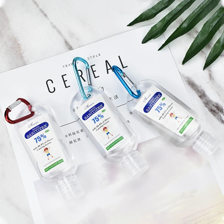 50 мл 60 мл 75% алкоголя метка частного назначения, для дезинфекции рук, для мытья Гель Противовирусное карман небольшой ручной Дезинфицирующие средства по индивидуальному заказу