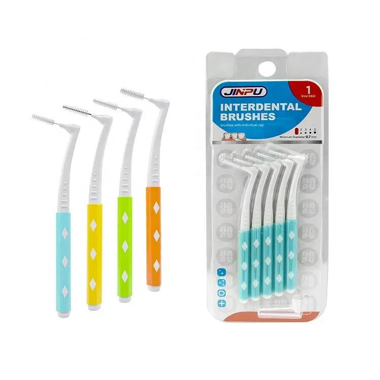 Dental disposable toothbrush orthodontic interdental brush braces brushes with orthodontic use