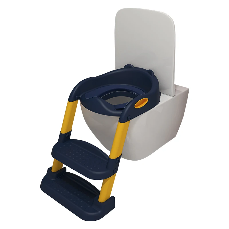 
High quality foldable plastic baby potty toilet training seat with step stool ladder 