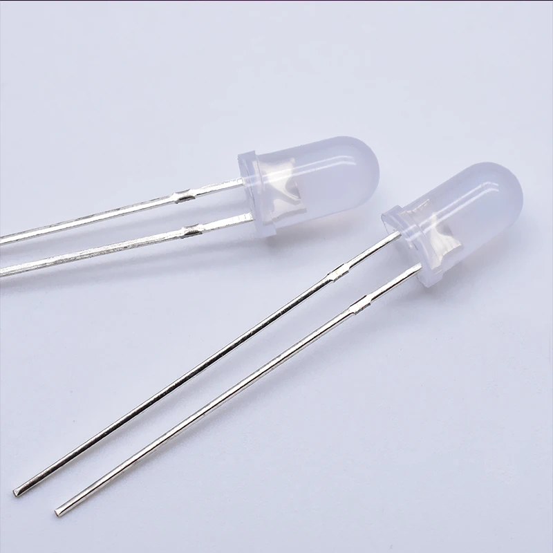 CZINELIGHT Factory 5mm Round Top Diffused pink Dip Led Diode