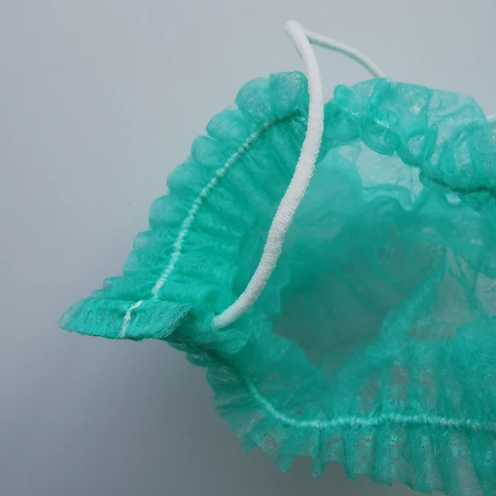 ISO13485 Food safe disposable machine made beard mask PP non woven beard covers with head elastic