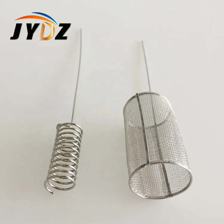 99.99% purity platinum mesh cylinder and coil electrode