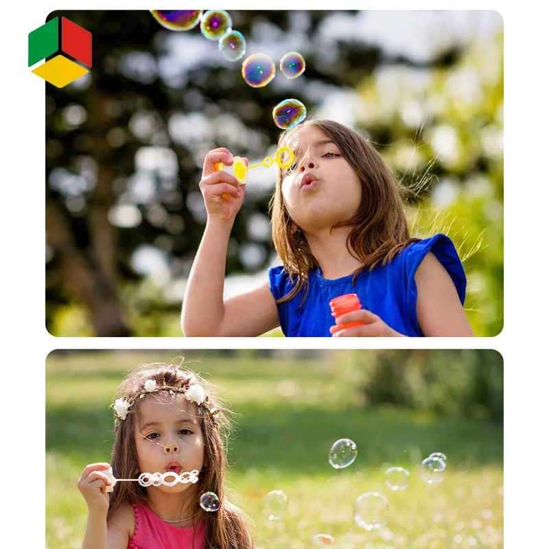 QS Toys Plastic Bubble Game Water Toys Soap Bubble Set Blowing Bubble Toys