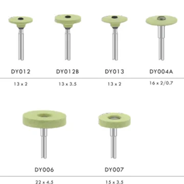 Medium Green Diamond Stones Ceramic Zirconia Polish Diamond Burs