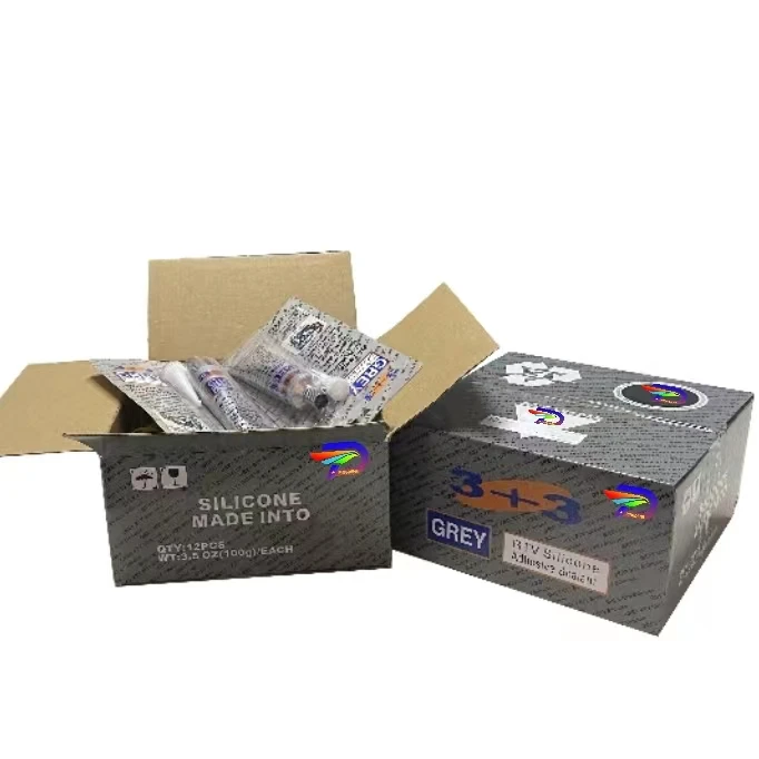 RTV Gasket Maker sealant 100% Acetic Silicone Sealant High Temperature 85g 35G rtv silicone grey red black