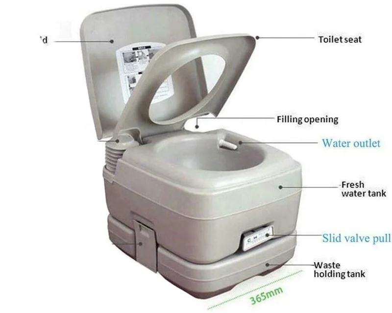 China Factory Modified RV portable toilet \ mobile toilet ZTC-1010