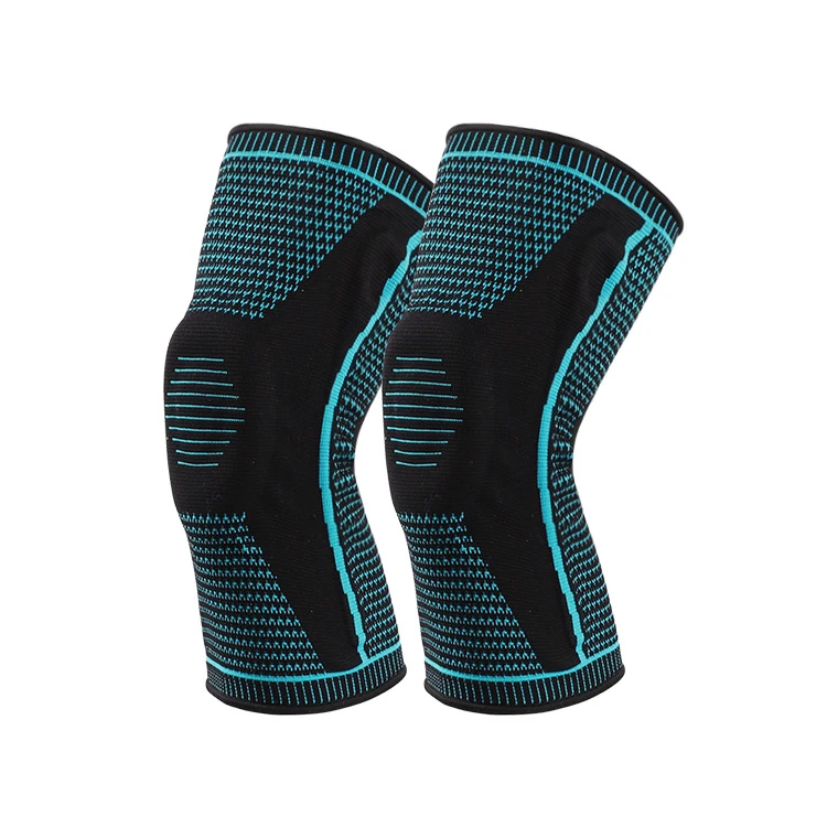 power lifting knee sleeve compression knitting knee brace support sleeve 5 mm sport knee support