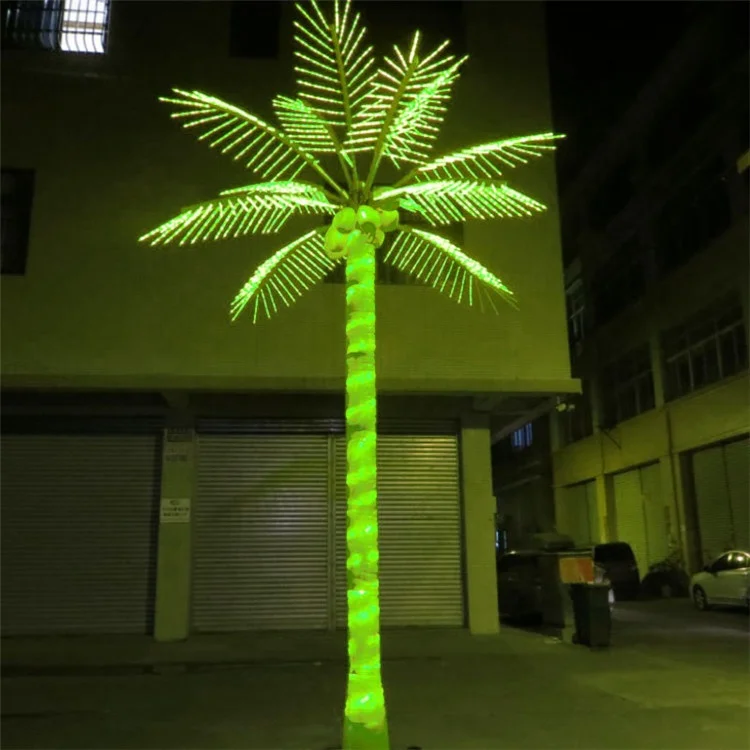 wholesale tops refulgix led tabletop bonsai tree light touch swift coconut tree module for garden landscape led hug tree light