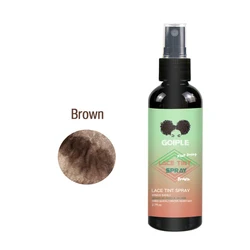 Private Label Dye Natural Wig Dyeing Spray For Lace Wigs Closure Front Hair Color Scalp Hide Wig Knots Concealer Lace Tint Spray