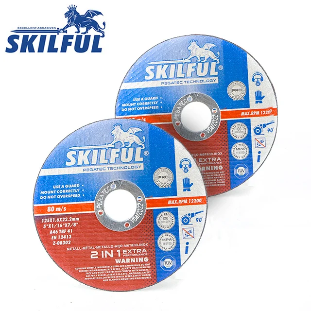 High Quality Wholesale Abrasive Tools For Skilful Series 125*1.6*22.2mm cutting Disc 5 inch for stainless steel