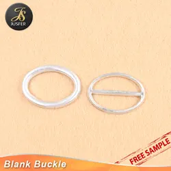 Covered belt buckle blank oval shape buckle for cover buckle machine