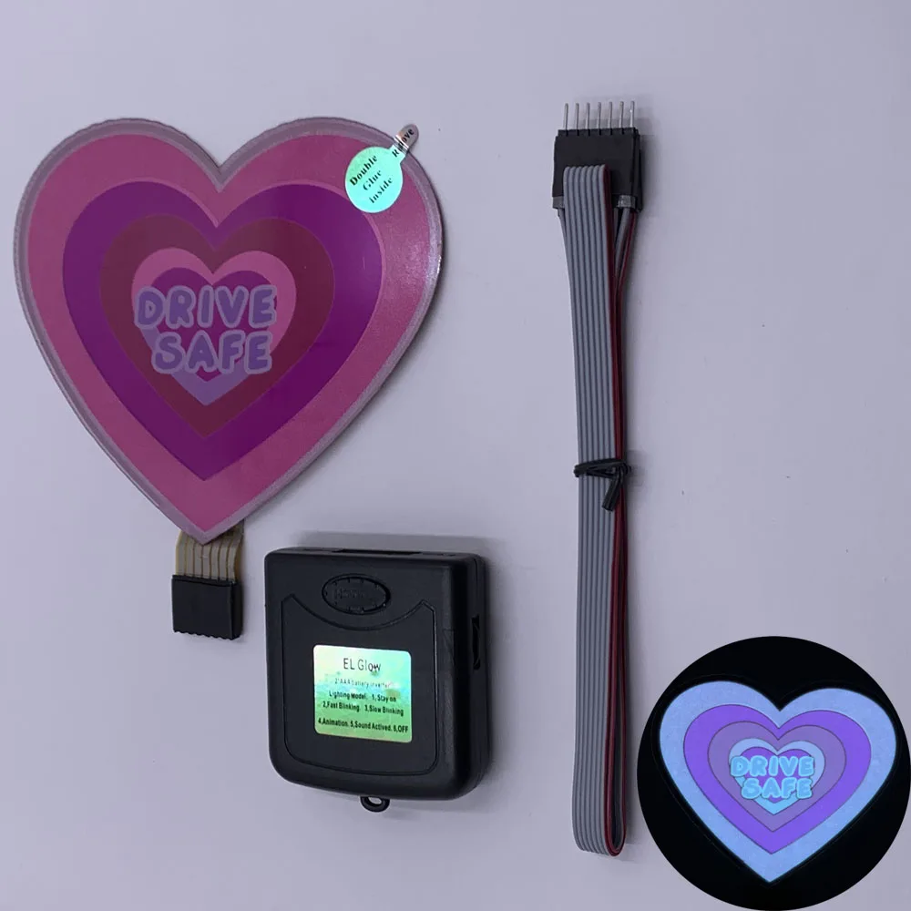 Newest Windshield Electric 5 Stars Wanted Car LED Sign Light Up Window Stickers JDM Glow Panel