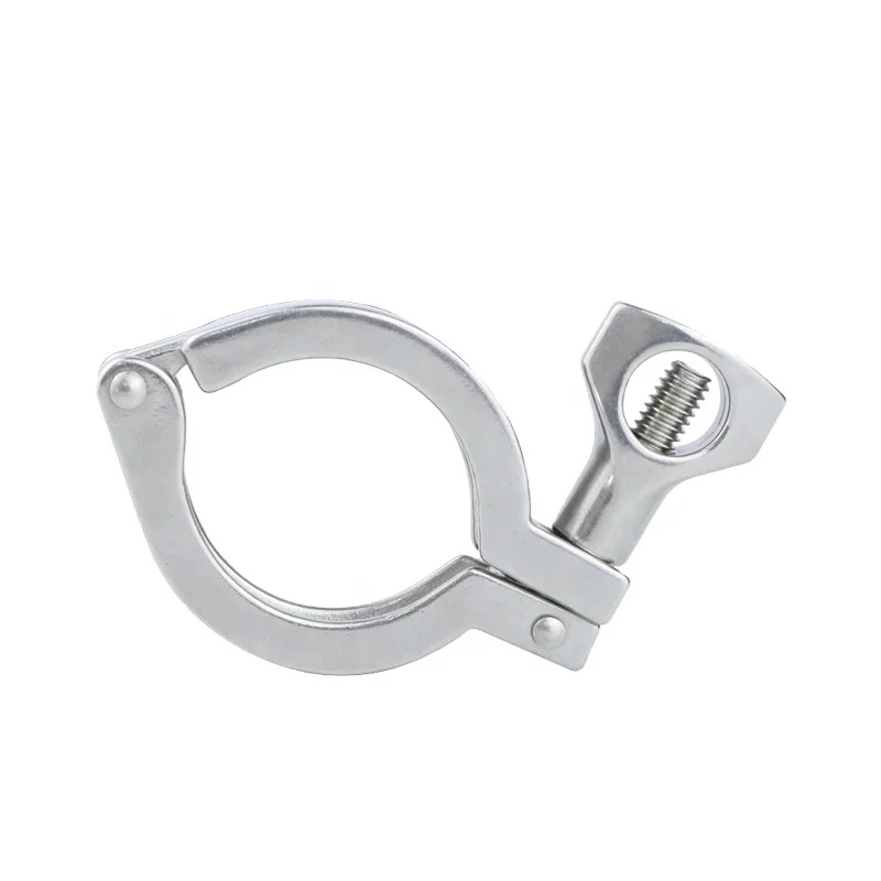Tri Clamp Single Pin  13MHH Clamp stainless steel SS304/316L sanitary pipe clamp Tri-clover  quick Heavy Duty