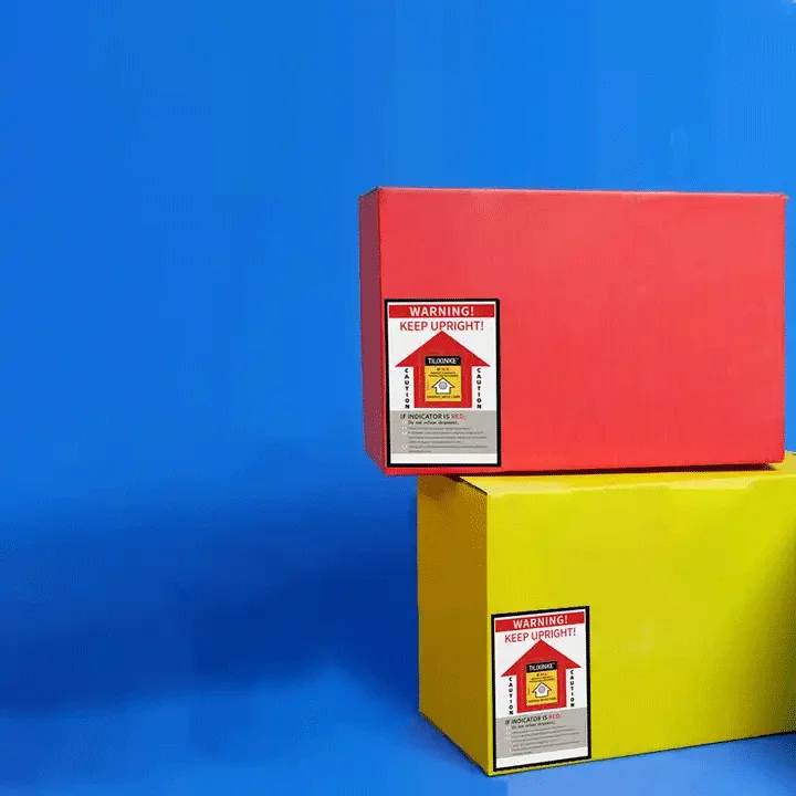 Impact Indicator Indicator Labels  Tilt Shock shock Stickers Shipping Packaging AdhesionTilt LABEL STICKER leaning label