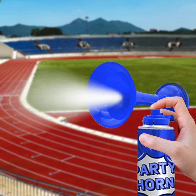 Stainless steel single trumpet gas air horn small aerosol air horn for football game training match cheering hand pump gas horn