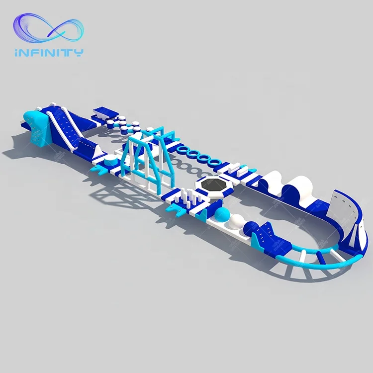 Inflatable Floating Obstacle Course Water Play Equipment Commercial Aqua Park Inflatable Water Sports Amusement  Sea Water Park