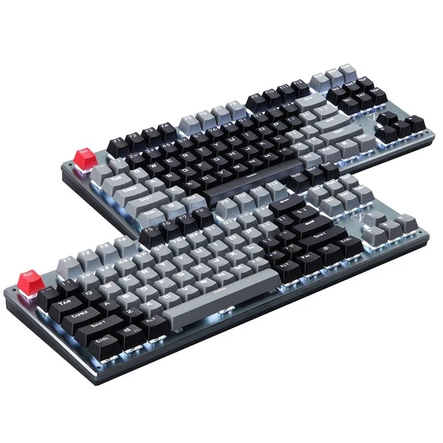 Amazon Hot Selling Mechanical Gaming Keyboard, Red Blue Brown Switches Hot Wired/Wireless Gaming Keyboard