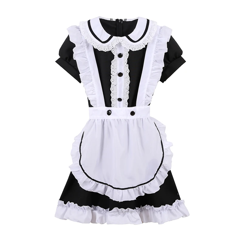 Girl cute adult cosplay costume moda lolita maid costume lolita dress