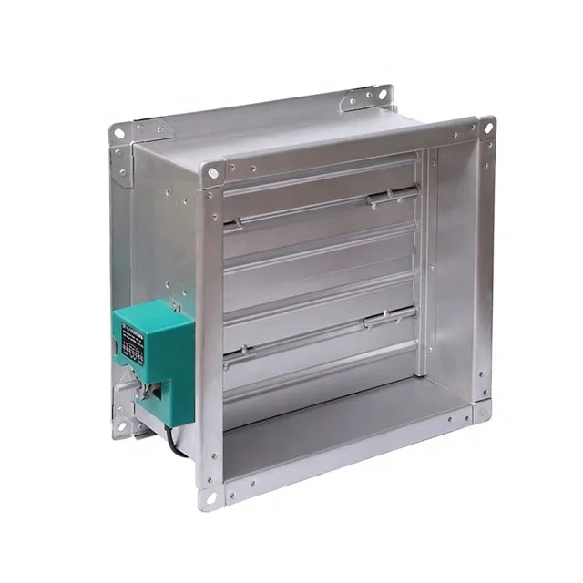 HVAC system air duct fire damper automatic fire damper for ductwork