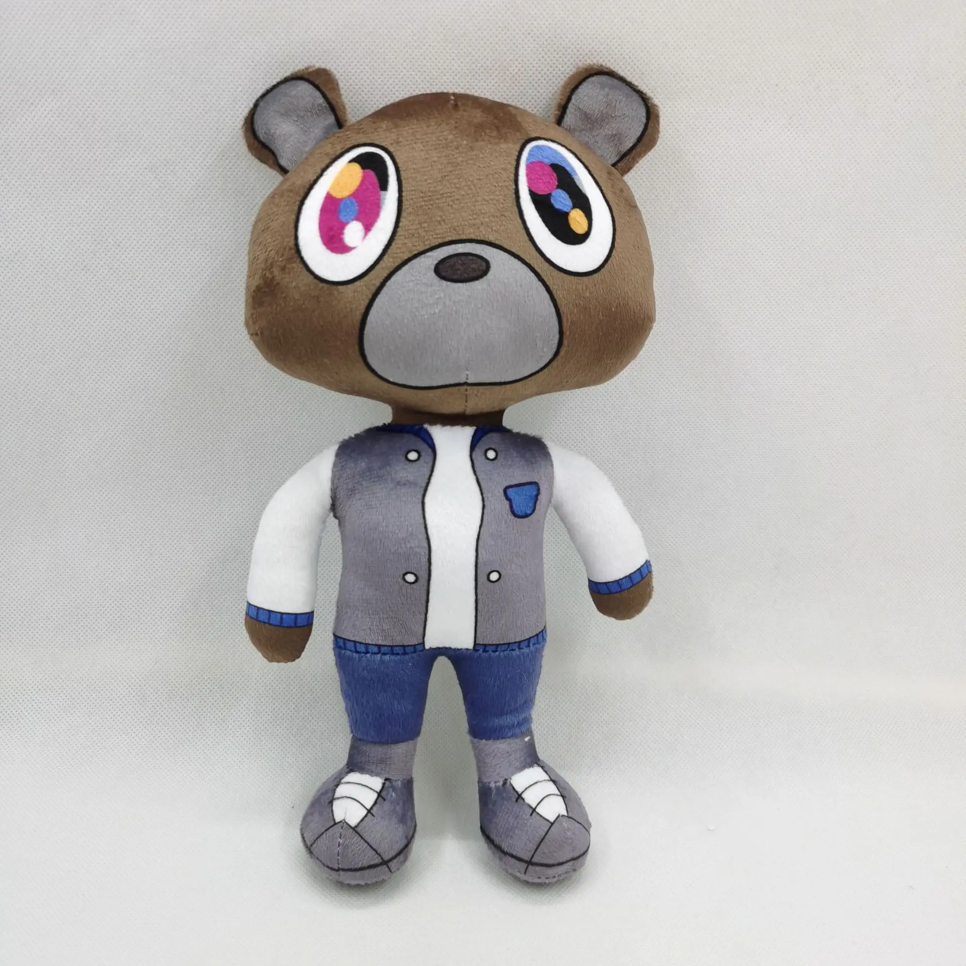26CM Kanye West Teddy Bear Plush Doll Stuffed Animals Dropout Bear Gifts and Decoration