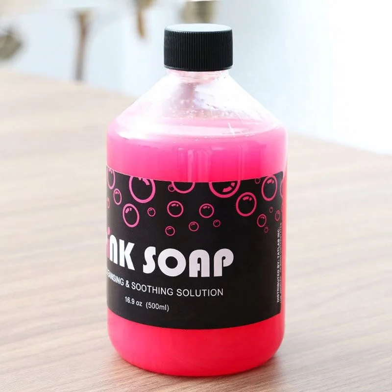 Hot sale 500ML Tattoo Blue Soap For Tattoo Cleaning and Reduce Swelling Pain Moisturizing Aftercare