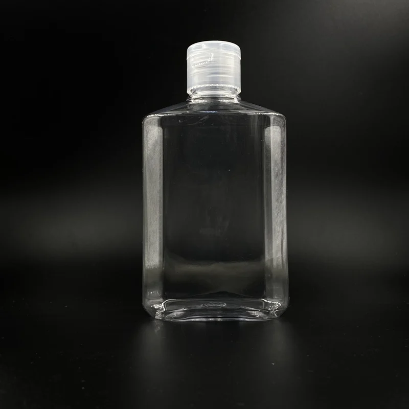 Wholesale Clear 250ml Plastic flip top dispenser bottles hand soap bottle empty pump sprayer bottle