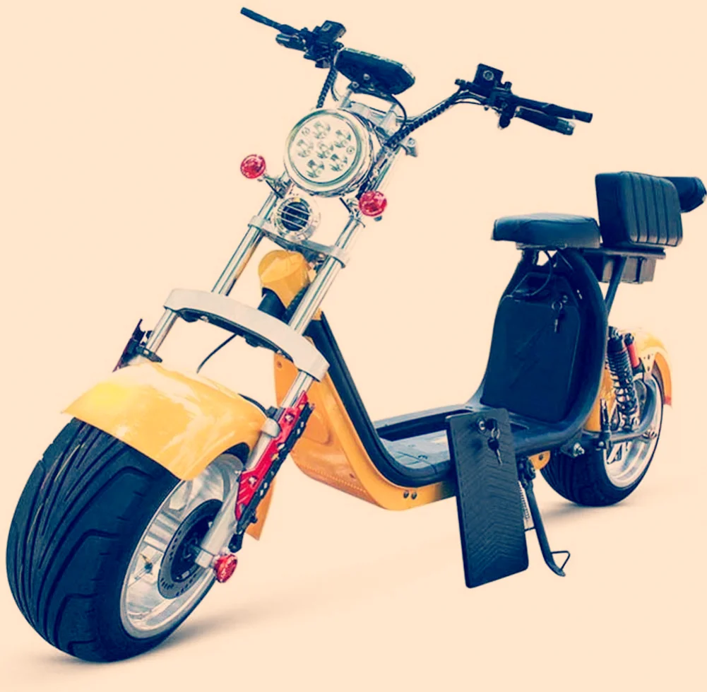 
 Европейский склад, 1800 Вт, Электрический скутер для взрослых с толстыми шинами, электрический мотоцикл  