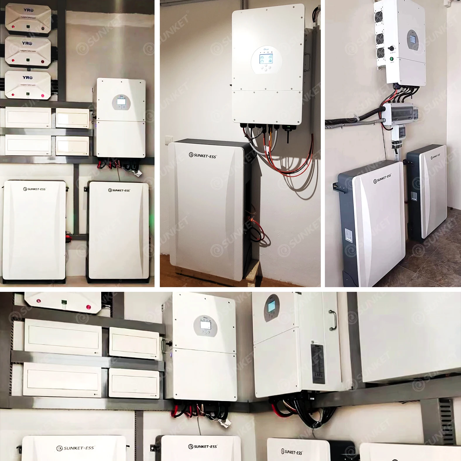 Deye 6kw 8kw 10kw 12kw Hybrid Inverter 3Phase 48V Solar Inverter Deye SUN-5K-SG03LP1-EU Sun-12k-sg04lp3-eu In Eu Usa Stock