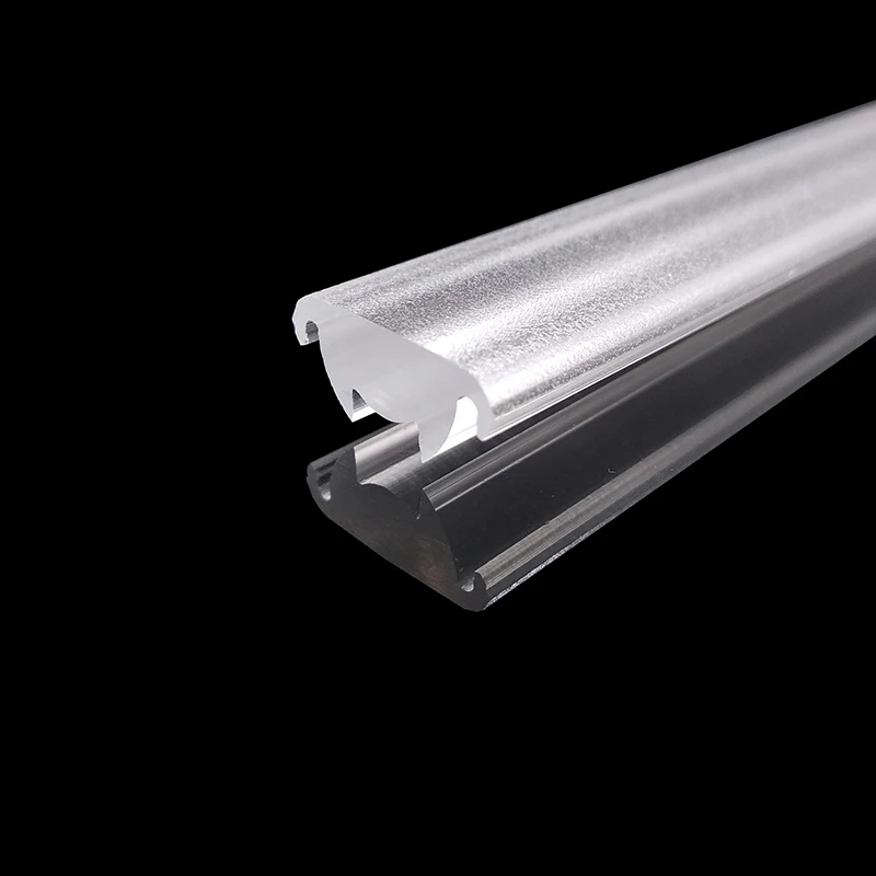 Brand New Extrusion Plastic Craft PMMA 30 Degree Optical Linear With Clear Transparent Frosted Effect Lens