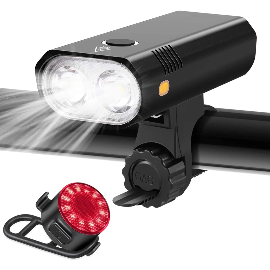 Popular Hot Selling Night Riding Safety Lamp Super Bright Bicycle Lamp Combination, Waterproof fog Lamp, Rechargeable