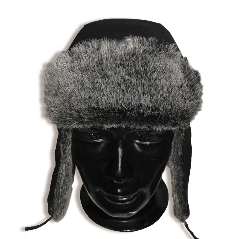 Оптовая продажа, зимняя шапка в русском стиле с логотипом на заказ, новый дизайн, интересная русская зимняя шапка из искусственного меха животного