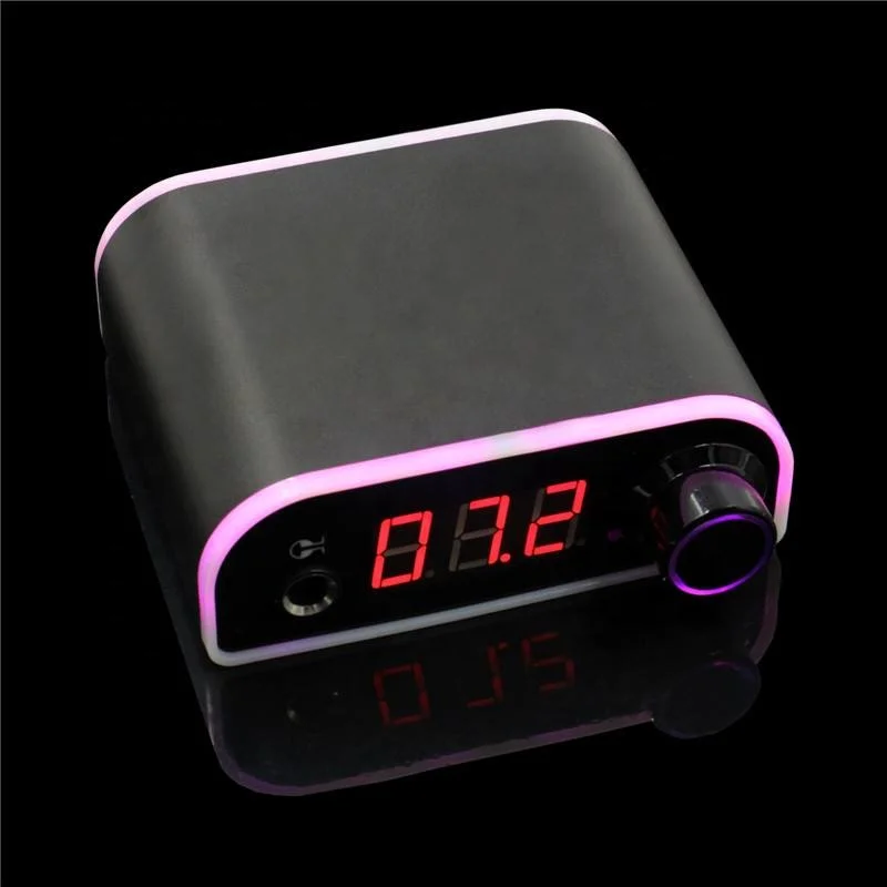 
INKONE Tattoo Rotary Make Up Pen Machine Power Supply With Led Light Change Colors 