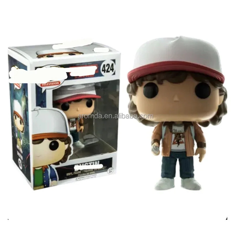 Hot Selling Television Funk POP Stranger Thing Action Figure #1240 804 424 Dustin TV Figure Collection Toys