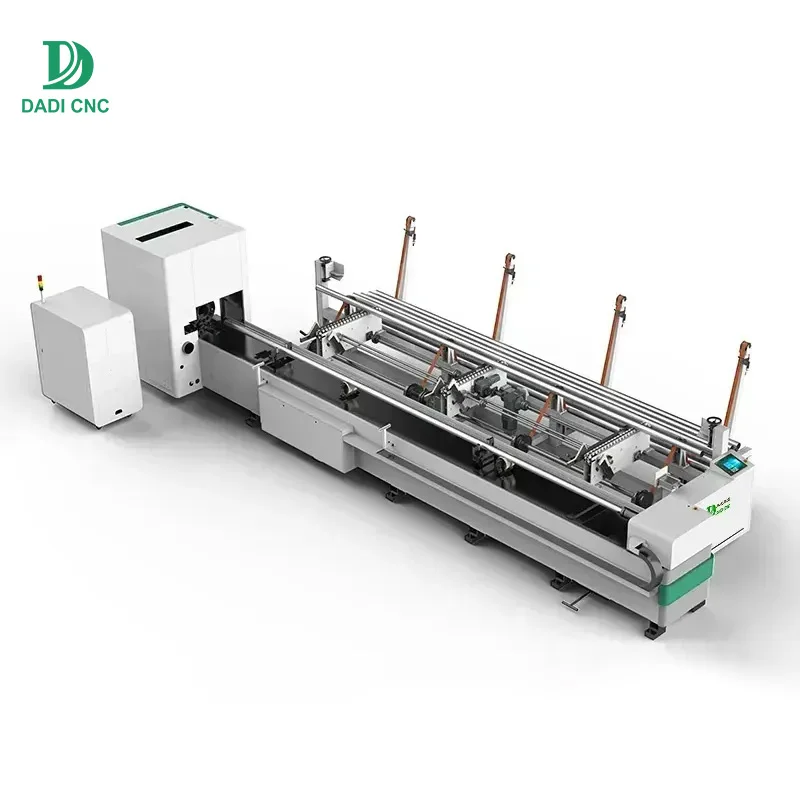 6024 Fiber Laser Cutting Machine 1500W Metal Tube Raytools Brand Laser Head Cypcut Control System Servo Motor Drive Retail