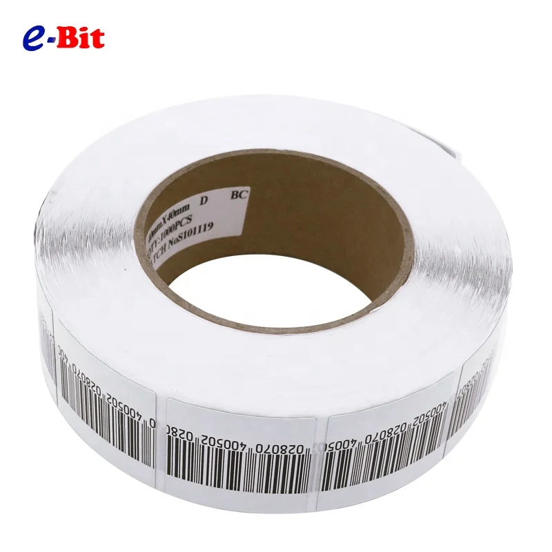 Hot Sale e-Bit EAS Soft Label Tag RF Anti-theft Security System Disposable RFID for Supermarket Drugstore Pharmacy Retail Stores