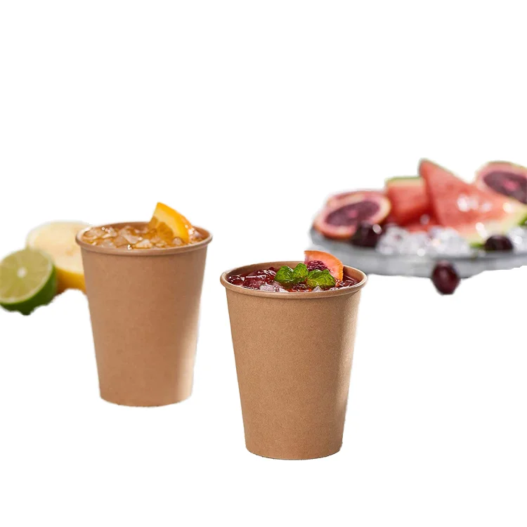 Most Popular Brown White Color Insulated Hot Water Paper Cup Disposable LOGO Custom Stackable Small Coffee Cup