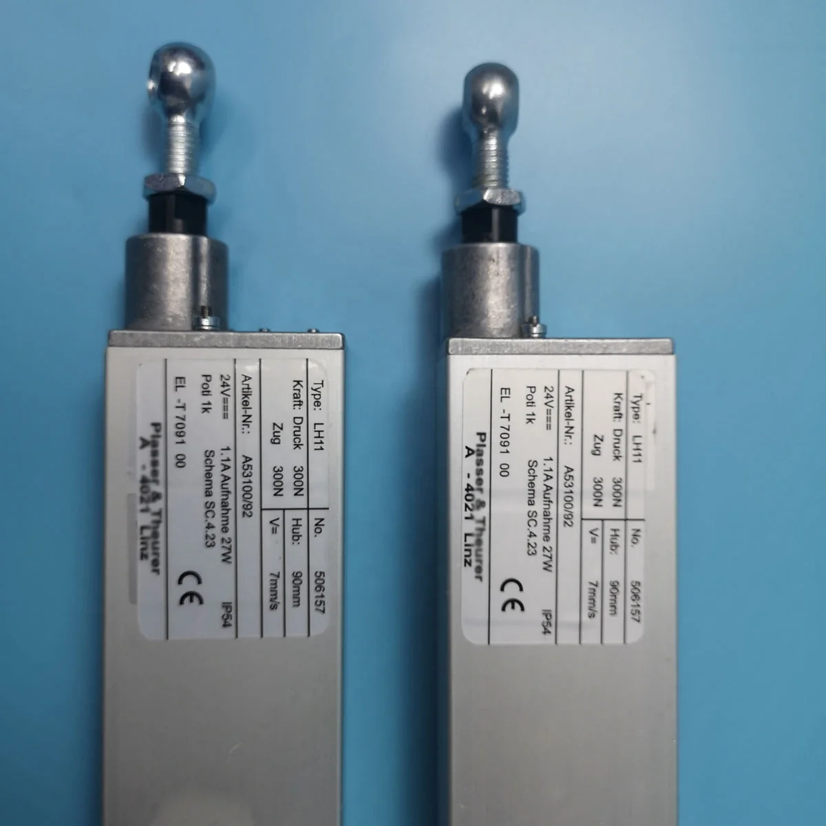 EL-T 7091.00 Electric Cylinders For The Railway Maintenance Machinery Of  Plasser Original Parts EL-T 7059.00