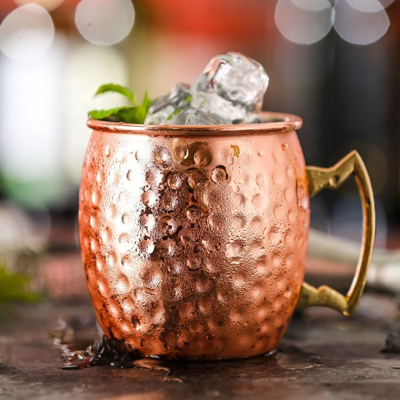 Top-selling copper plating moscow mule mug moscow mule mug stainless steel moscow mule copper mugs set of 4