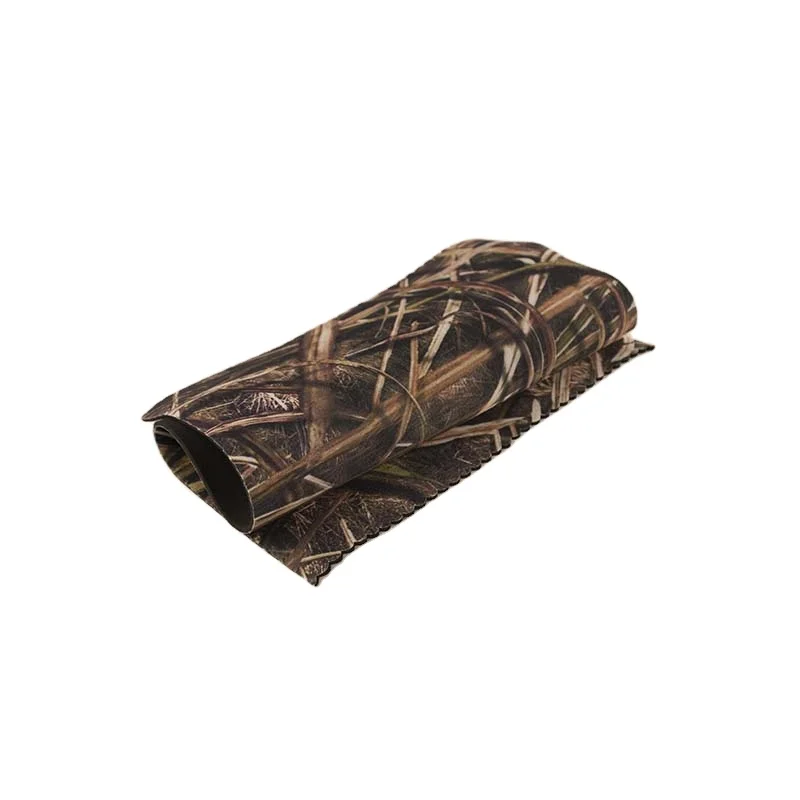 Factory Direct Price Reed Grass Camouflage Composite Fabric Industrial Fabric Plastic Removable Pad