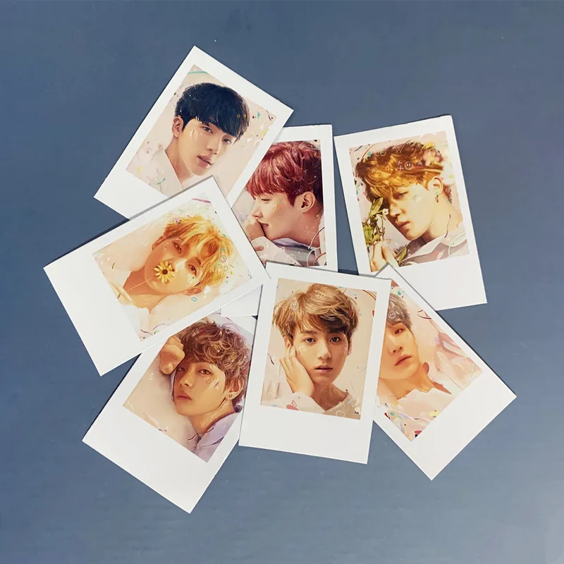 
Dropshipping K-POP 7PCS/SET kpop Groups Postcard Poster Photo Cards JUNG KOOK JIMIN BTS Lomo Card 