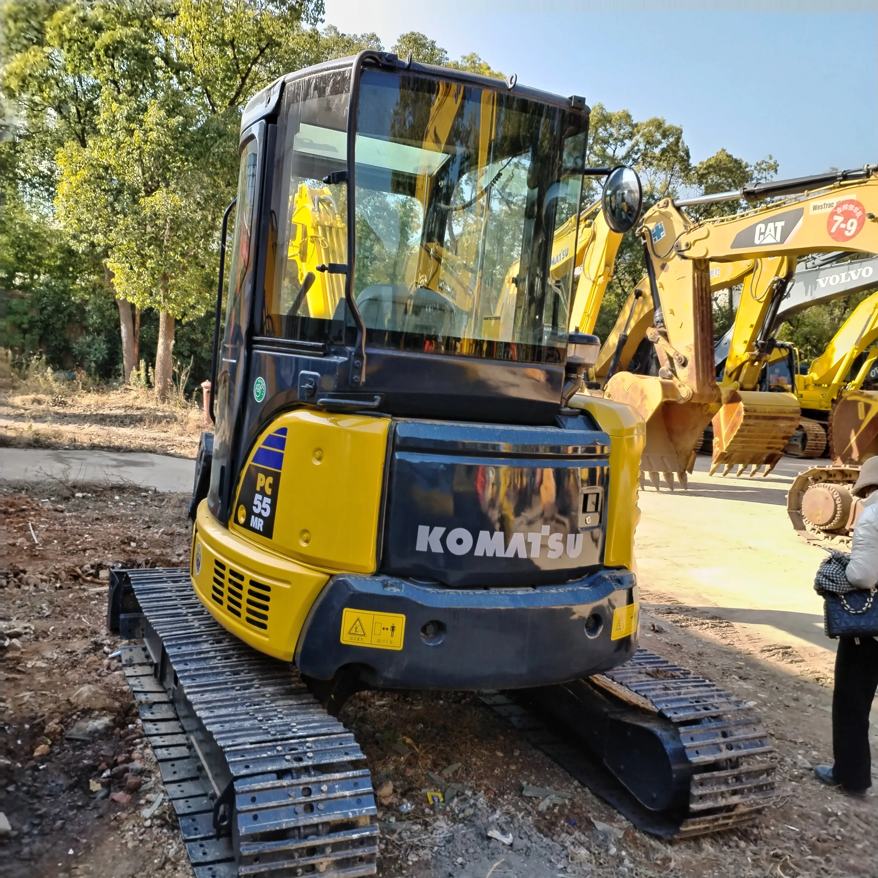 komatsu pc55 used excavator