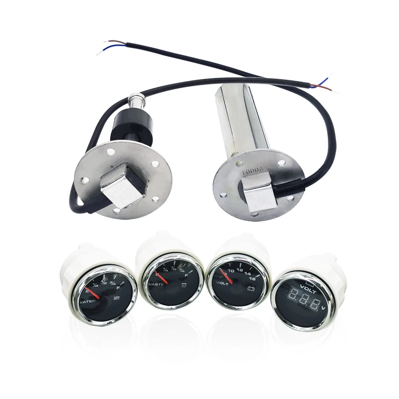 Waterway modification parts Sewage clean water level sensor Water level meter Voltmeter RV water level sensor