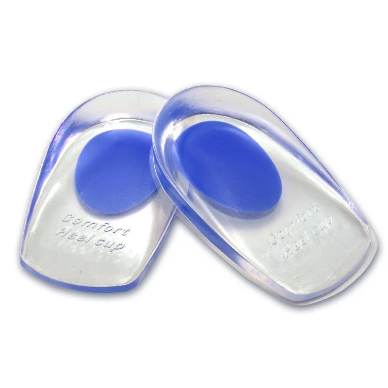 Soft and Comfortable Silicone heel pads with bone spurs for pain relief shock-absorbing long standing foot pads