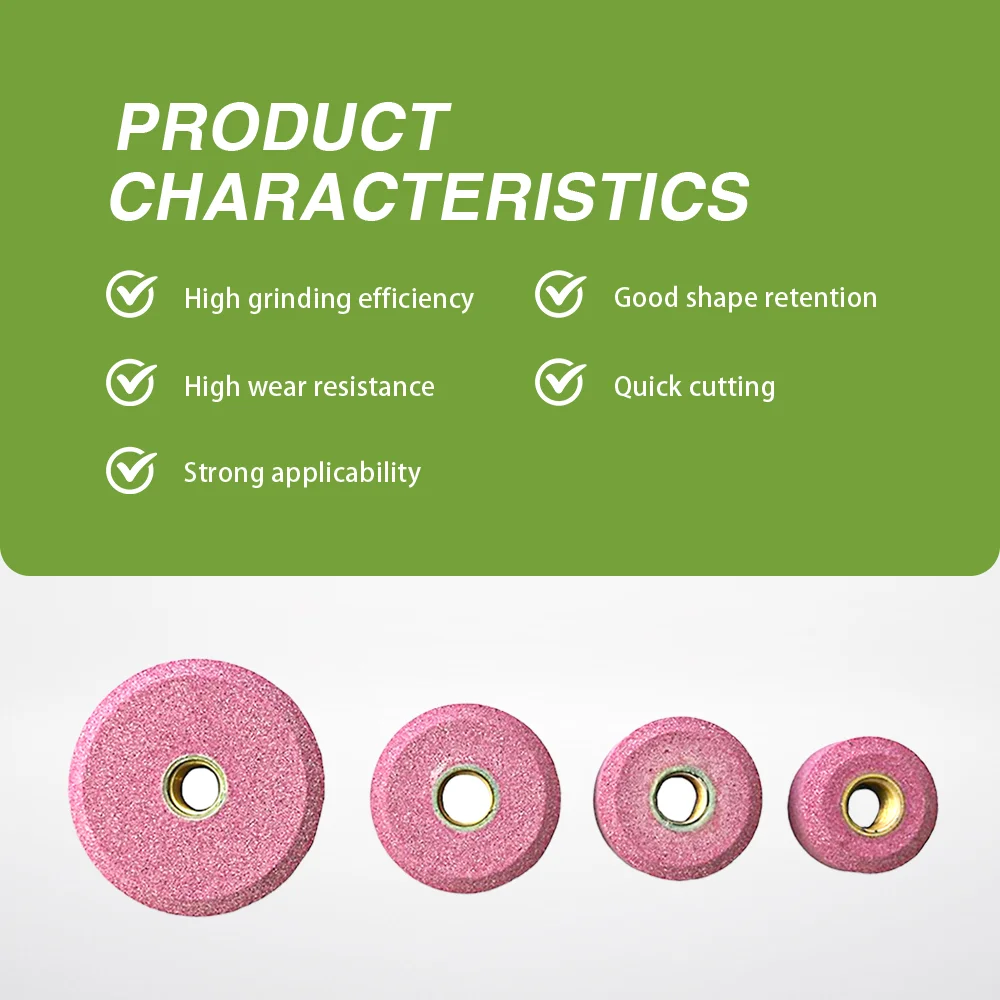 General Purpose Valve Seat Wheels 5 Pcs Valve Seat Grinder Stones 2 Pcs Pilots with Sioux Holder