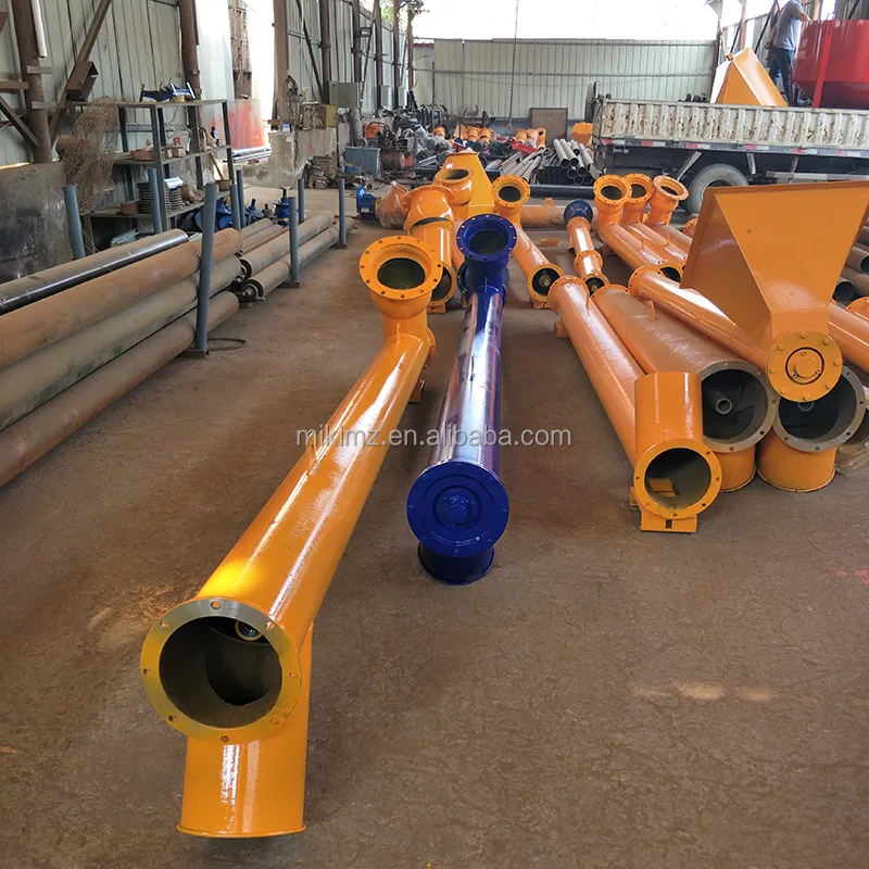 Песок гравий винтовой конвейер питатель шнек для бетона