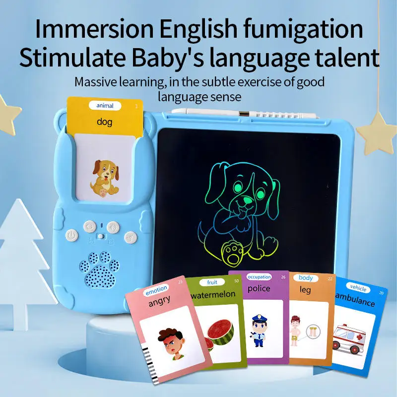 510 Sight Words Pocket Speech Audible Flashcards Toddle Learning & Education Toys LCD Writing Tablet with Talking Flash Card