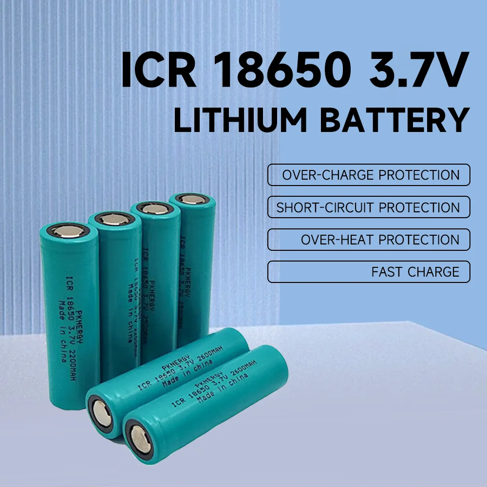 Горячая Распродажа ICR18650 литиевая аккумуляторная батарея 3 7 в 2200 мАч 2500 2600 3350 18650 литий-ионные