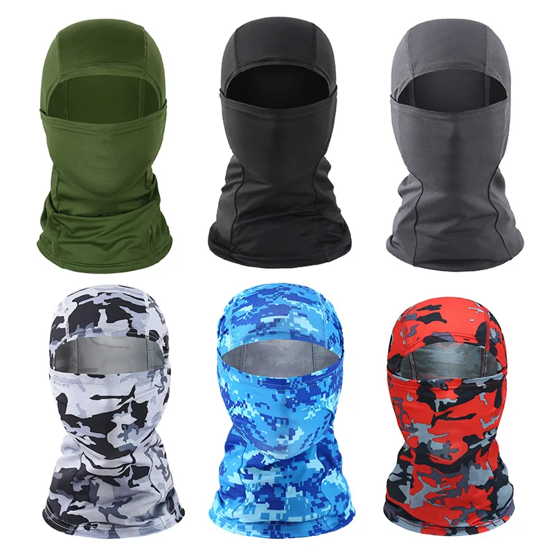 Camouflage Hood Ninja Outdoor Cycling Motorcycle Hunting Military Tactical Helmet Liner Gear Full Face Mask