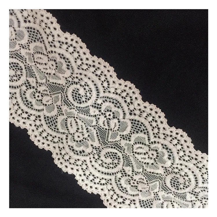 2cm-7.5cm 100% Cotton Scalloped Eyelet Trimming Lace for baby Woman Garment