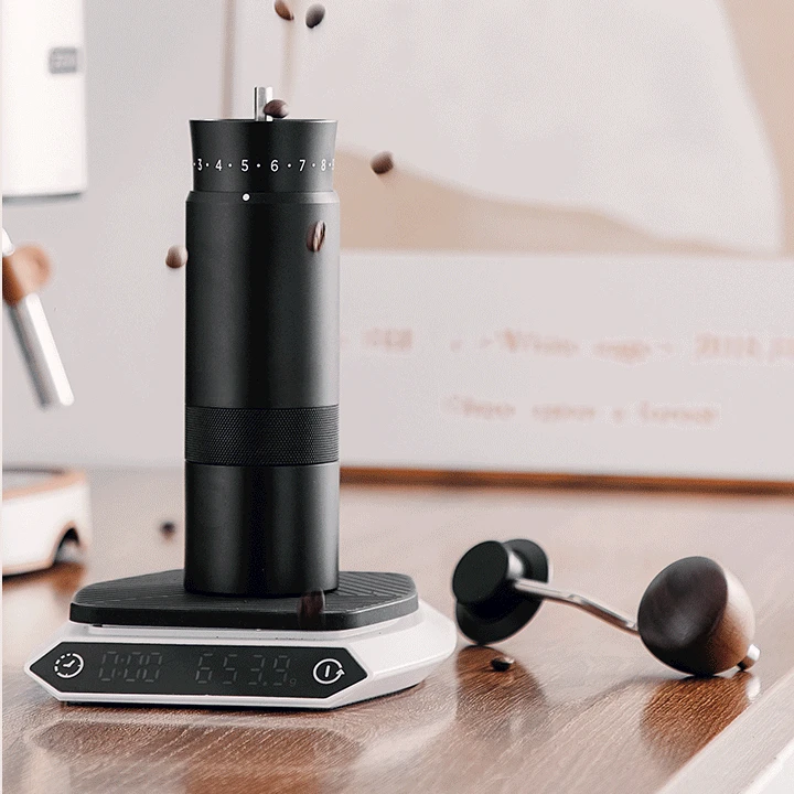 High Quality Portable Coffee Roasters Coffee Mill Grinder Manual With Mini Wooden Handle